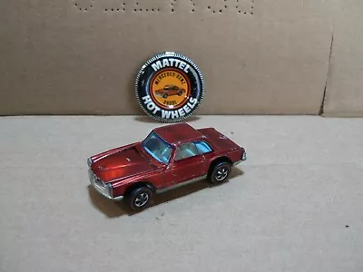 Vintage Hot Wheels Redline Red Mercedes 280 SL With Hot Wheels Badge Button • $48.95