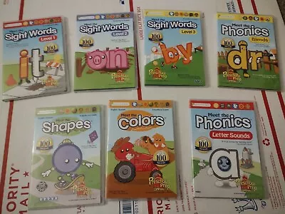 Lot 7 Preschool Prep Series DVDs Meet The Sight Words Colors Shapes Phonics More • $22.99