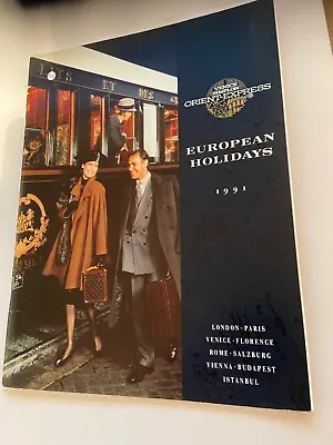 Venice Simplon Orient Express. Euro Holidays Brochure. 1991 • $7.57