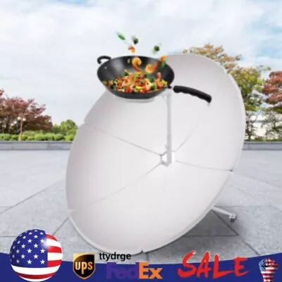 1500W Portable Solar Cooker Parabolic Sun Oven Outdoor Camping Barbeque Cooking • $85.01