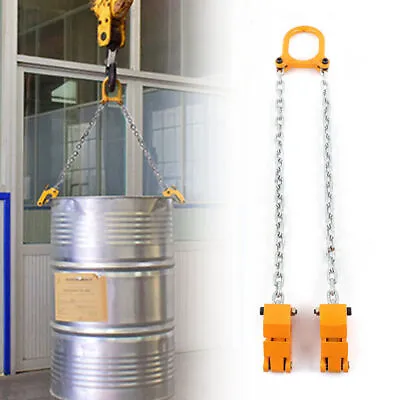 2000LBS Chain Drum Lifter G 80 Lifting Chain Vertical Drum Clamp Barrel Lift • $35