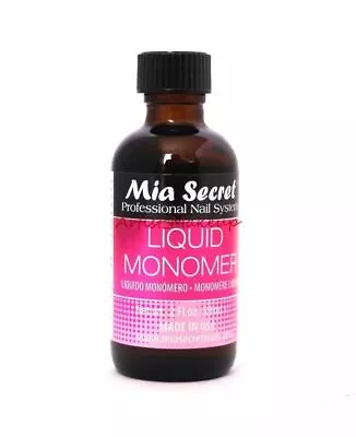 Professional Acrylic Nail System - Mia Secret Liquid Monomer 2 Oz (59 Ml) - USA • $10.99