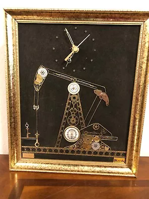 Vintage L Kersh Of London Oil Rig Quartz Clock • $29.50