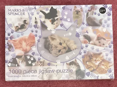 Marks And Spencer 1000 Piece Jigsaw Puzzle Kittens  • £4.75