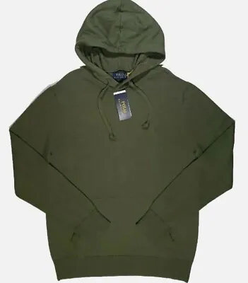 Polo Ralph Lauren Men's Light Cotton Cashmere Blend Hoodie Green Small NWT $150 • $71.99