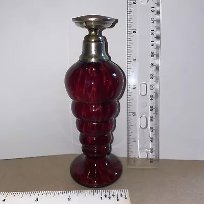 Vintage Red Art Deco Perfume Bottle • $200