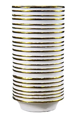 10.5 In Gold/Silver Vase For Home Decor Ceramic Tall Vase Center Pieces Pottery • $12.98
