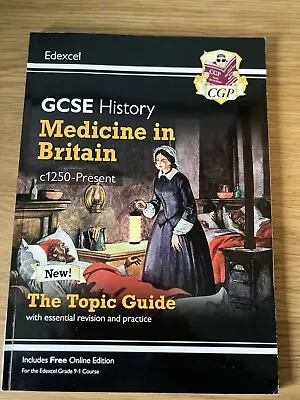 CGP Edexcel GCSE History Medicine In Britain C1250-Present The Topic Guide • £2.95