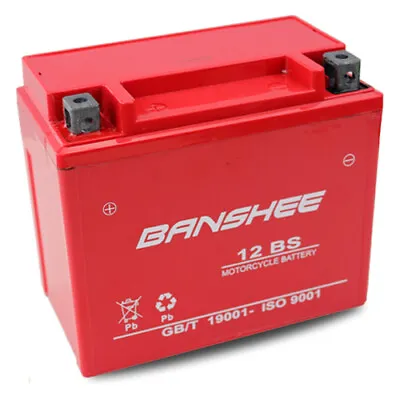 YTX12-BS High Performance Maintenance Free - Sealed AGM Motorcycle Battery • $57.35