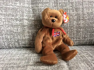 £2.99 • Buy Ty Beanie Babies Retired  Britannia  Teddy Bear With Tags