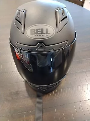 Bell Black/Grey Snell M2010 Carbon Fiber Helmet W/Case And Extra Vizor • $120