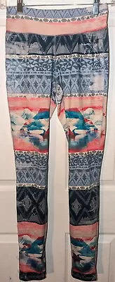 MOSSIMO SUPPLY CO. Women's Leggings Colorful Print Multicolor Size XS 24  X 29  • $7.76