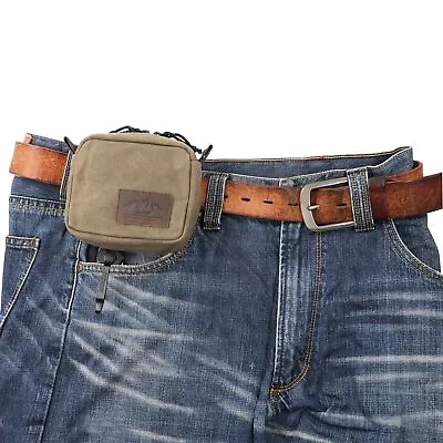 Belt Pouch For Men Women YKK Zippers EDC Pouch Belt Bag Waist Olive Small • $15.37