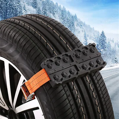 2X Car Tire Traction Blocks Tire Chain Straps  Anti-Skid Track Rescue Emergency • $22.89