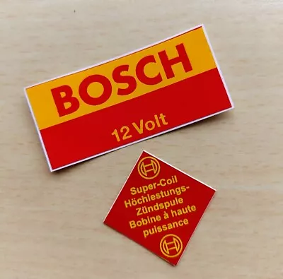 Sticker Classic Vintage Bosch 12 Volt Coil For Bmw Porsche Vw Mercedes • $7.99