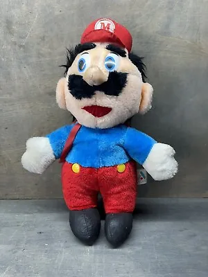 Vintage Nintendo Super Mario Bros Mario Plush Stuffed Toy ACME 1988 15” • $34.99