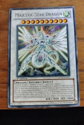 1996 Kazuki Takahasi Majestic Star Dragon 1st Edition Yu-Gi-Oh Card: DP10 - EN01 • $15.99