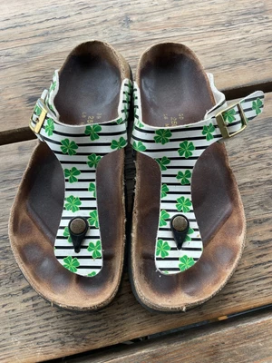 £30 • Buy Birkenstock Papillio Gizeh Shamrock Size 39 UK 5.5