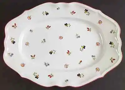 Villeroy & Boch Petite Fleur Oval Serving Platter 752507 • $159.95