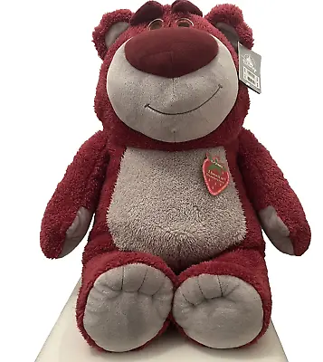 Disney Store Jumbo  22 Inch Toy Story 3 Lotso Bear Plush Strawberry Tags RRP £50 • £32.99