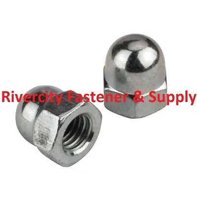 (2) 3/8-24 Stainless Steel Acorn / Dome / Cap Hex Nut  3/8 X 24 Nuts 3/8x24 • $7.88