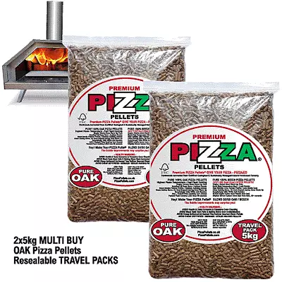Premium Pizza Oven Pellets 100% Oak & 100% Beech For Pellet Pizza Ovens Uuni Etc • £22