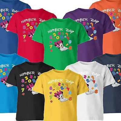 Unique Maths Number Day Math Gift School Wear Numeric Digits Style T-Shirt #ND11 • £6.99