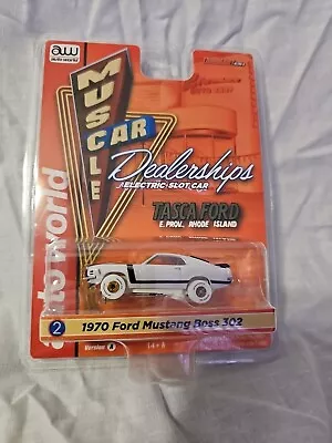 Auto World CHASE 1970 Ford Mustang Boss 302 Slot Car Iwheels  • $39.99