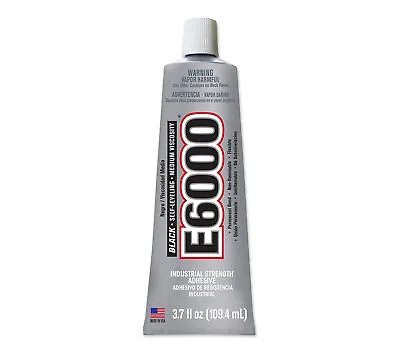 £9.99 • Buy E6000 Multi Purpose Industrial Strength Adhesive Glue BLACK 3.7fl Oz 109.4ml USA