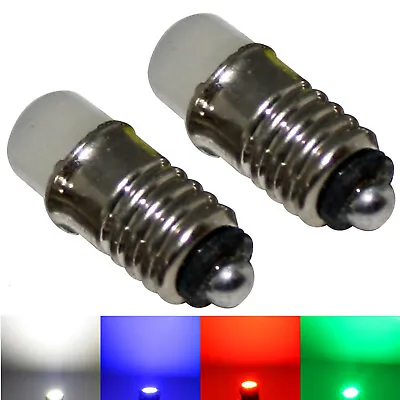 LED Replacement Dwarf Light Bulbs Star Lamps E5.5 12V White Red Blue • £5.42