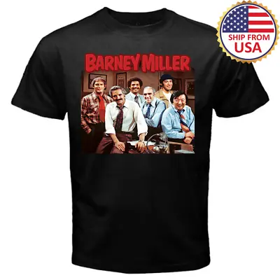 Miller Retro TV Show Barney Men's Black T-Shirt Size S To 3XL • $17.99