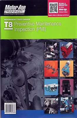 MotorAge T8 ASE Medium Heavy Truck Preventative Maintenance Test Prep Manual • $32.48