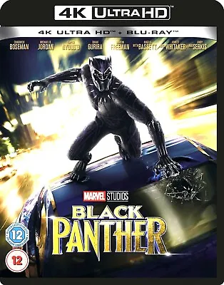 Black Panther [12] - 4k Ultra Hd + Blu-ray - Chadwick Boseman Michael B Jordan • £21.99