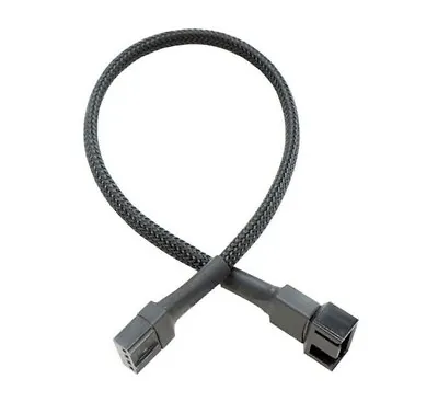 4 Pin / 3 Pin PWM Fan Extension / Extender Cable / Lead. Male To Female 26cm. UK • £2.75