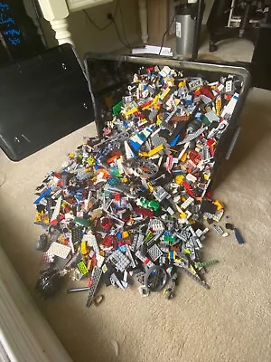 LEGO 10kg Assorted Bulk (70+ Mini Figures Bricks Variety Of Themes) • $315