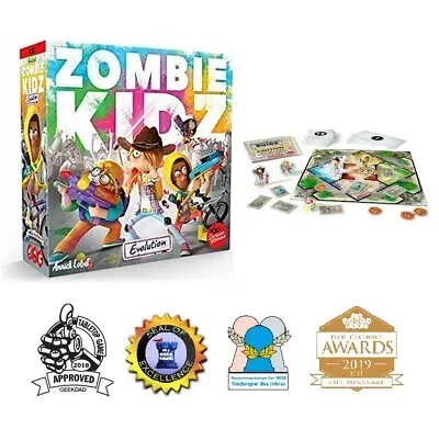 Zombie Kidz Evolution Family Board Game Award Winning Game • £21.99