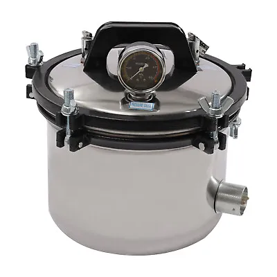 8L Autoclave Steam Sterilizer Dental Equipment Sterilization Medical Sterilizer • $128.25