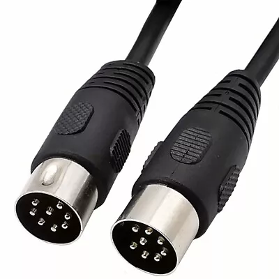 0.5/1.5/3/5M 8 Pin Din Male To Male Plug Jack Connector Wire Speaker Audio Cable • $6.99