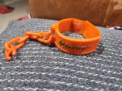 My Pet Monster Orange Handcuff CUFF Shackle Vintage 1985 - One Side Only • $20.50