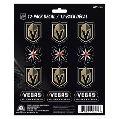 Vegas Golden Knights NHL Vinyl Die-Cut Sticker Set / Decal Sheet *Free Shipping • $6.87