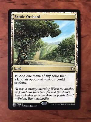 Exotic Orchard MTG Magic The Gathering Card NM Near Mint Commander 2020 C20 • $3