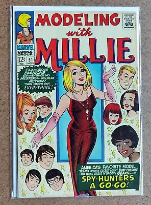 Modeling With Millie # 51 November 1966 S. Goldberg Stan Lee • $42.97