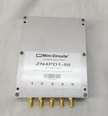 Mini-Circuits ZN4PD1-50 Power Splitter 500-5000MHz  • $34.99