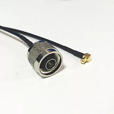 N Male Plug To MCX Male Angle RF Jumper Pigtail Cable RG174 Adapter 20CM 8  Goo • $12.64