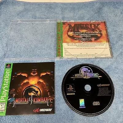 Mortal Kombat 4 (PlayStation PS1) Complete CIB With Manual • $24.99