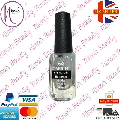 Gabrini® PH Cuticle Remover Gel Nail Care Varnishes -13 Ml • £3.99