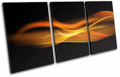 Smoke Colourful Vector  Abstract TREBLE CANVAS WALL ART Picture Print VA • $109.99