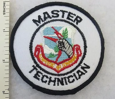 SAC MASTER TECHNICIAN PATCH US AIR FORCE STRATEGIC AIR COMMAND Cold War Vintage • $4.21