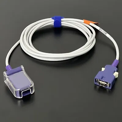 $25 • Buy Nellcor DOC-10 Spo2 Adapter Cable Compatible - Same Day Shipping