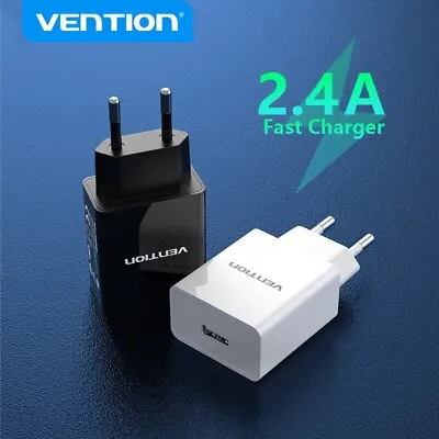 5V 2.4A USB Charger EU Plug Fast Wall Charger For Samsung Xiaomi IPhone Huawei • $30.18